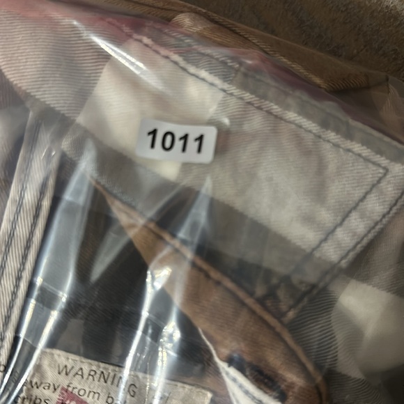 Levi’s Plaid Button Down Shirt Brown Size Large - Picture 10 of 10